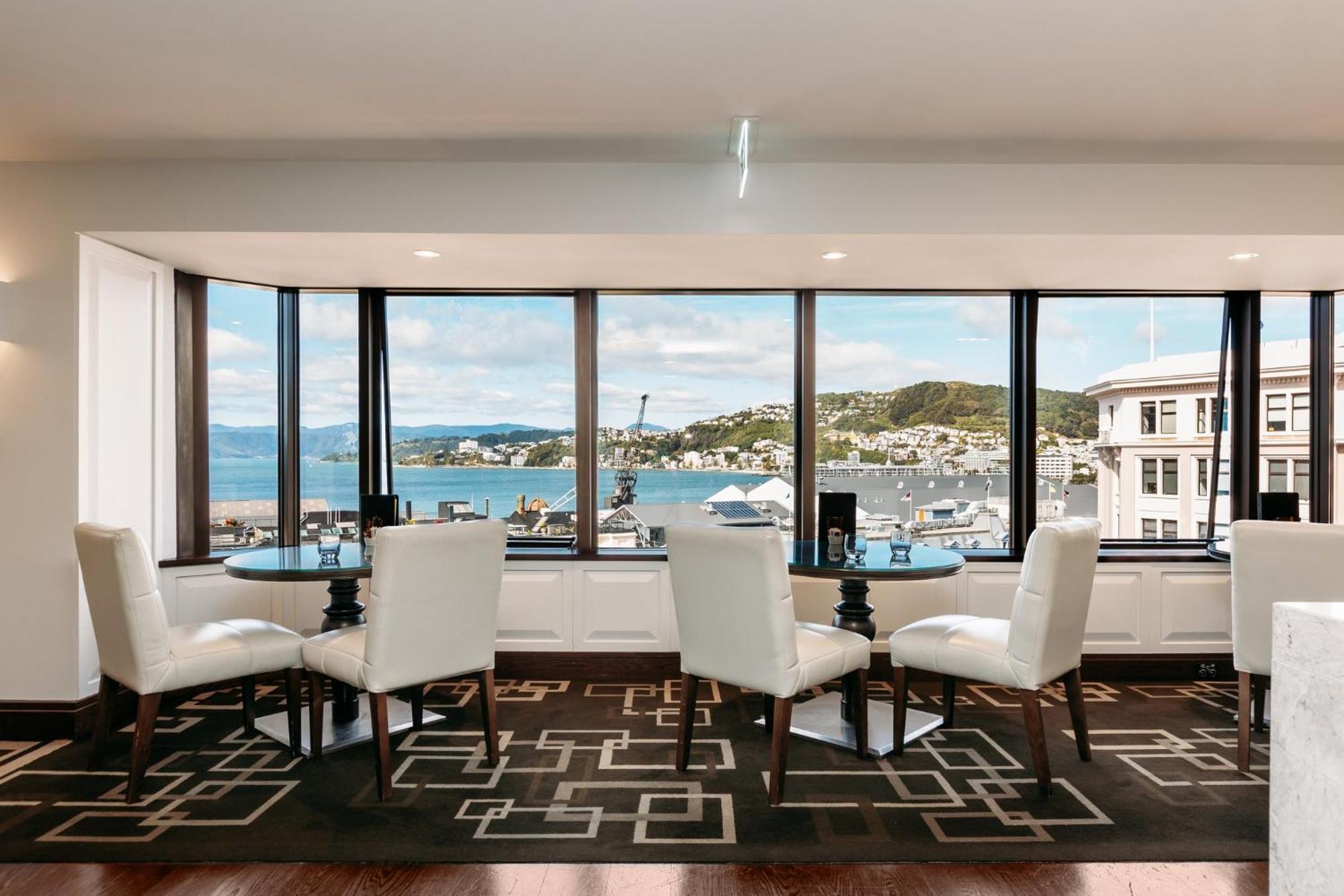 Intercontinental Wellington By Ihg Hotel Exterior photo A dining room in a penthouse apartment